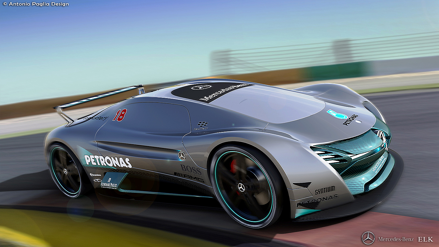 Elk，Benz，Elk electric vehicle，conceptual design，